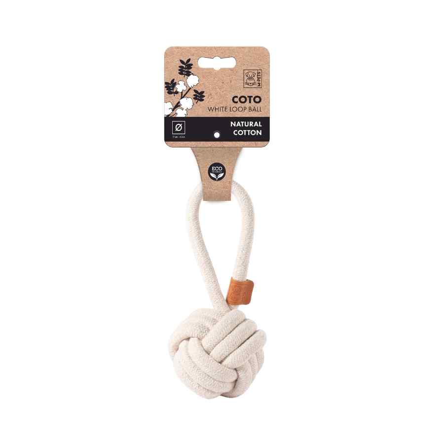 Coto Bucle De Bola Blanco 11 Cm